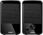 SVEN 312 USB-powered (2x2W); Front power button and the volume control