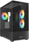 Sharkoon MK6 RGB Micro-ATX Case with Glass Panel