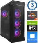 INTOP Ryzen 7 5700X 16GB 250SSD M.2 NVME+2TB RTX5060Ti 16GB WIN11