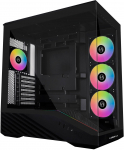 Lian Li Vector V100 PC Case, Midi-Tower, ATX, RGB, Tempered Glass, Black