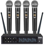 DNA QMIC4 wireless microphone with 4 handheld transmitters