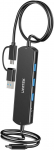 Unitek KVM Hub 10 Gbps &ndash; przełączanie między 2 hostami, 3&times;USB-A