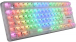 Sharkoon Crystal Shark wireless keyboard white DE layout KTT