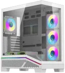 darkFlash K430 PC Case with Fans (White)