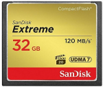 SanDisk memory card CF 32GB Extreme 120MB/s