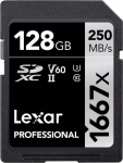 Lexar memory card SDXC 128GB Professional 1667x UHS-II U3 V60