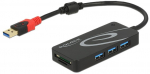 Delock - hub - 3 porte