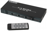 Lindy HDMI Matrix Switch, 4 In/4 Out, 4K 2160p, Remote
