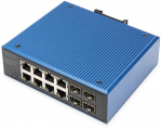 Digitus 8+4P Industrial Gigabit Ethernet PoE Switch