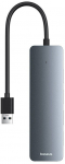 Baseus Hub USB-A to USB 3.0 4-Ports 15cm, Grey