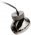 XSPC G1/4" Inline 10k Temperature Sensor - Black Chrome