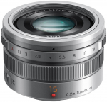 Panasonic Leica DG Summilux 15mm f/1.7 ASPH, silver