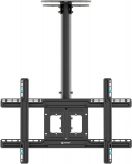 ONKRON Ceiling TV Mount Bracket Height Adjustable 32-80" Black