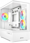 Sharkoon MK6 RGB Micro-ATX Case 1xGlass White