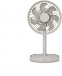 Duux Fan | Rize Flex | Stand Fan | Greige | Diameter 21 cm | Number of speeds 4 | Oscillation | 10 W