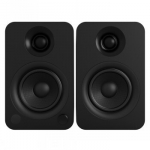 Kanto Audio powered speakers with Bluetooth and RCA input, black vinyl