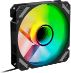 SHARK Mirror RGB PWM REVERSE (schwarz, 120 mm)