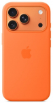 Silikon Case iPhone 17 Pro mit MagSafe (orange)