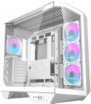 Darkflash DY470 computer case (white) + 4 fans + GPU bracket