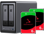 UGREEN DXP2800 + 2x 6 TB Seagate IronWolf HDD bundle