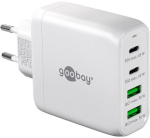 Goobay 64818 68 W USB-C PD GaN Multiport Fast Charger, White