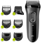 Braun Shave&Style Shaver | 3000BT Series 3 | Operating time (max) 45 min | NiMH | Black