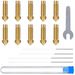 ELEGOO Neptune 4 Plus / 4 Max Brass Nozzle Set (0.4 mm x4, 0.6 mm x2, 0.8 mm x2, 1.0 mm x2)