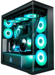 ARCTIC Xtender VG PC Case - Black Tempered Glass x 2