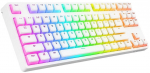Rampage TKL GHOST Huano Red Switch wired mechanical keyboard, white