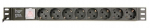 Gembird 8-Way German Socket Rack PDU with 3M C14 Cord, 2-Year Warranty