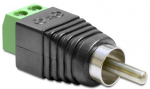 Adapter RCA male > Terminal Block 2 pin