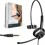 Gequdio 1-Ear Headset with 3.5mm Jack
