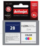 Activejet AH-28R Ink cartridge (replacement for HP 28 C8728A; Premium; 21 ml; color)