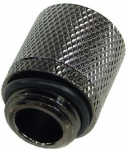 11/8mm (8x1.5mm) screw-on nozzle G1/4 - knurled - black nickel