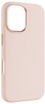 Fixed MagFlow Liquid Silicon Back Cover for iPhone 16 - Pink