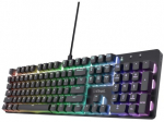 Trust GXT 871 Zora keyboard Gaming USB QWERTY US English Black