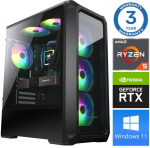 INTOP Ryzen 5 5600X 16GB 500SSD M.2 NVME+2TB RTX3050 6GB WIN11