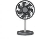 Duux Fan | Rize Flex | Stand Fan | Grey | Diameter 21 cm | Number of speeds 4 | Oscillation | 10 W