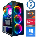 INTOP Ryzen 5 5600X 16GB 1TB SSD M.2 NVME+2TB RX580 8GB WIN11