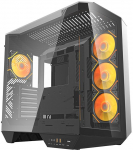 Darkflash DY470 computer case (black) + 4 fans + GPU bracket
