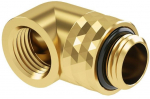 Barrow Dazzle 90&deg; adapter G1/4 M to G1/4 F rotary gold