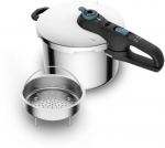 Pressure cooker Tefal secure trendy 6L with stainless steel basket