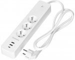 INTELIGENTNA LISTWA ZASILAJĄCA OR-SH-17520/W (3 GNIAZDA + 2 USB + 1 USB-C) 1.8 m ORNO