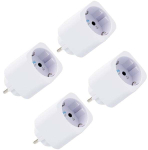 Shelly Plug M Gen3 Smart Power Outlet (White, 4-Pack)