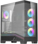 DarkFlash K430 Computer Case + 6 Fans (Black)