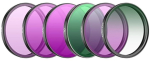 Sunnylife Filter Set for DJI Action 6 (CPL/ND8/16/32/64/Black Mist 1/4)