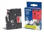 Brother TZe-421 Label Tape 9mm Black on Red
