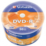 Verbatim DVD-R Matt Silver 50 Pack Wrap Spindle
