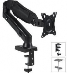 Maclean MC-860 monitor mount / stand 68.6 cm (27") Black Desk