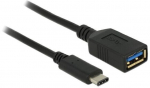 Delock USB Adapter USB Type-C (M)->USB-A(F) 3.1 15cm